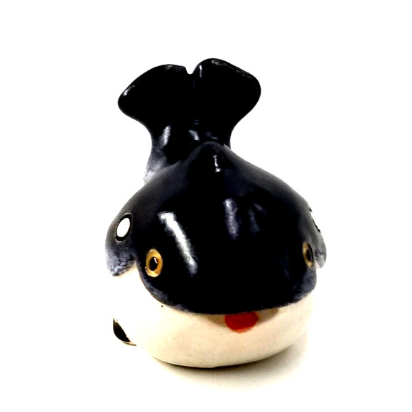 Orca Killer Whale Figurine Paperweight Handcrafted Marine Mammal Animal Decor - Picture 2 of 11